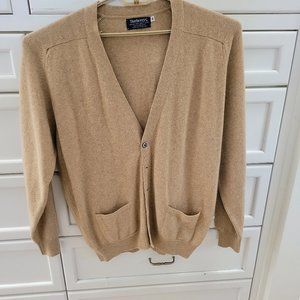 Burberry Cashmere Cardigan Sweater - Classic style, versatile tan color